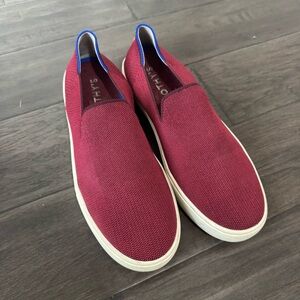 Rothy’s Red Slip-On Shoes